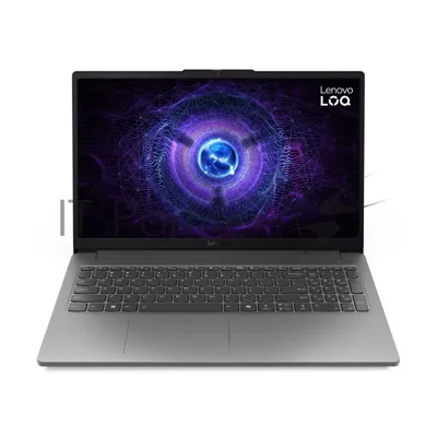 Ноутбук Lenovo LOQ 15IAX9E/15.6"/IPS/Intel Core i7 12650HX/16GB/512GB SSD/NVIDIA GeForce RTX 4050 6GB/Без ОС/серый/1.77kg