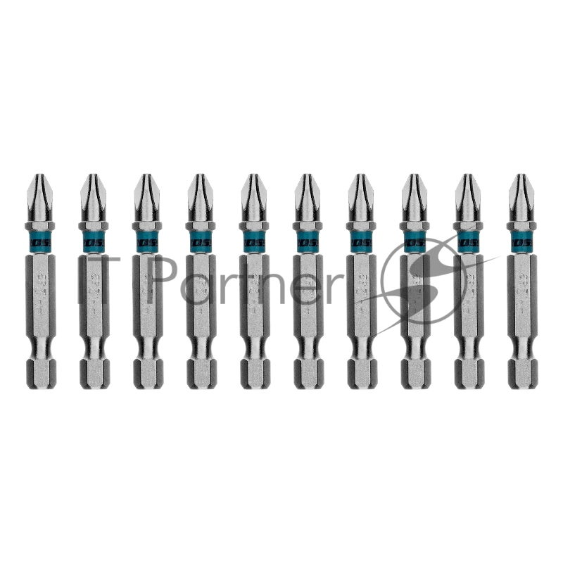 Бита Gross PH2х50мм, сталь S2, шестигр., 10 шт.