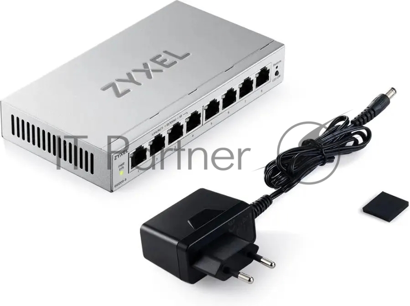 Коммутатор ZyXEL GS1200-8V3-EU0101F, 8×LAN, управляемый