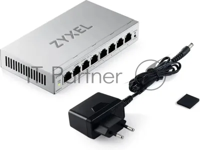 Коммутатор ZyXEL GS1200-8V3-EU0101F, 8×LAN, управляемый