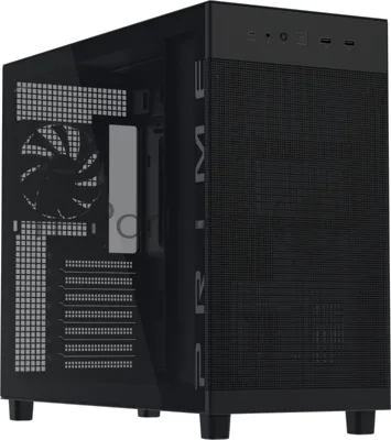 Корпус ASUS Prime AP303 TG, Midi-Tower, чёрный, 1 x 120 мм