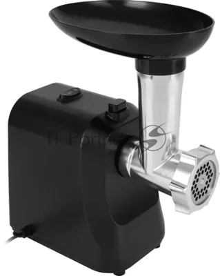 Мясорубка электрическая Vitek VT-MG3600 черный, 1800 Вт, 1.6 кг/мин, реверс, защита от перегрузки, насадки - 4
