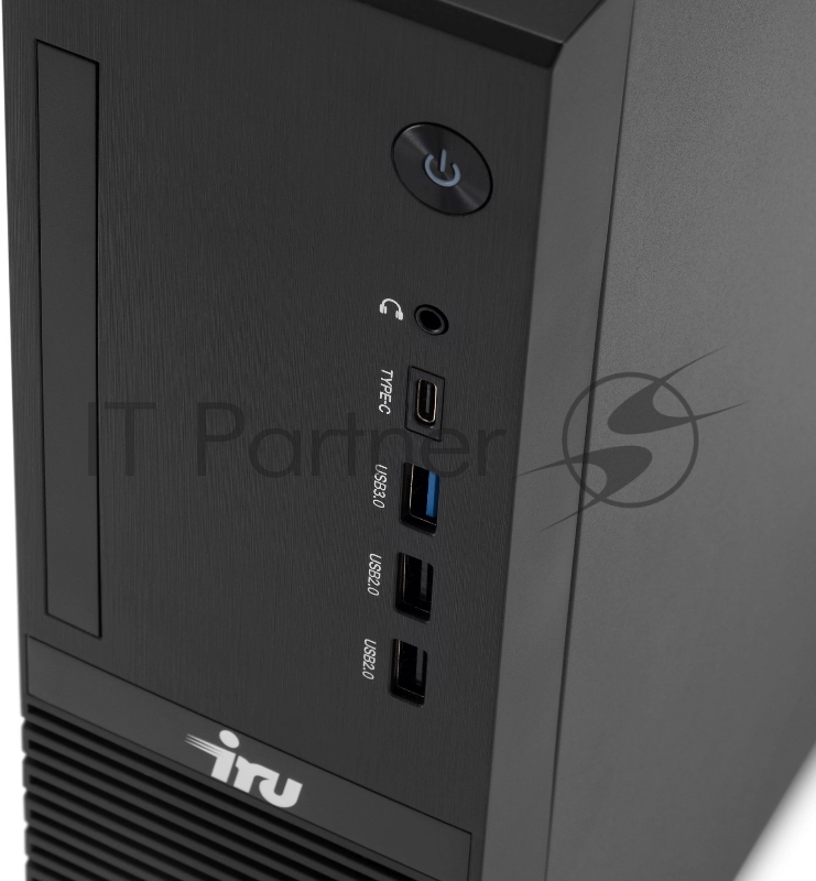 Компьютер IRU 310SC SFF PG G7400 (3.7) 8Gb SSD256Gb UHDG 710 Windows 11 Pro GbitEth 200W черный (2152527)