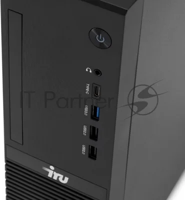 Компьютер IRU 310SC SFF PG G7400 (3.7) 8Gb SSD256Gb UHDG 710 Windows 11 Pro GbitEth 200W черный (2152527)
