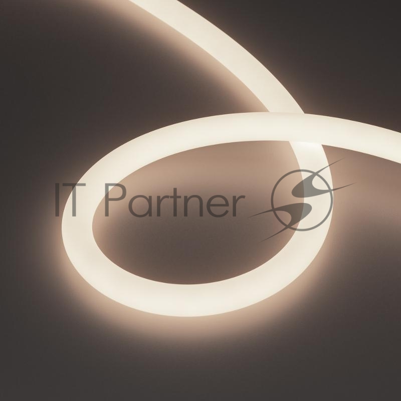 Лента герметичная MOONLIGHT-TOP-A336-D18mm 24V Day4000 360deg (14.4 W/m, IP65, 2835, 5m, wire x1) (-)