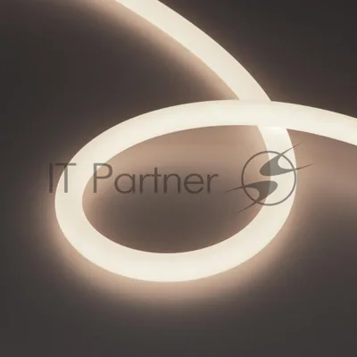 Лента герметичная MOONLIGHT-TOP-A336-D18mm 24V Day4000 360deg (14.4 W/m, IP65, 2835, 5m, wire x1) (-)