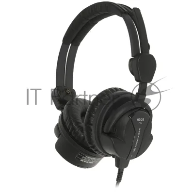 Проводные наушники Sennheiser HD 26 Pro черный, накладные, Jack 3.5/6.3 мм, складная чашка