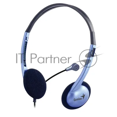 Гарнитура Genius HS-02B фиолетовый, проводная, 3.5 мм