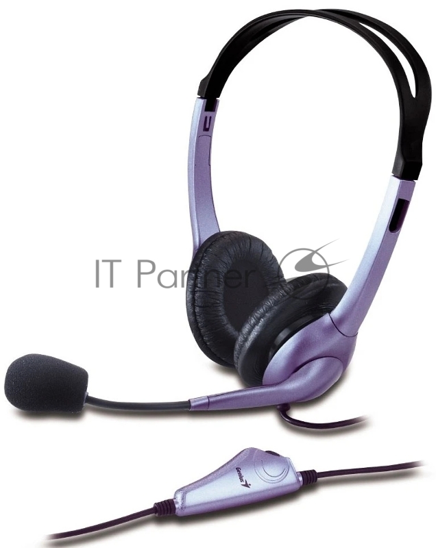 Гарнитура Genius HS-04S фиолетовый, проводная, USB-C/jack