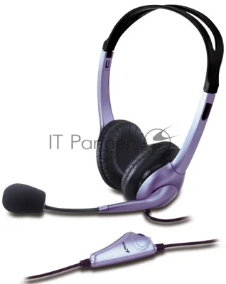 Гарнитура Genius HS-04S фиолетовый, проводная, USB-C/jack