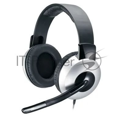 Гарнитура Genius HS-05A серый-чёрный, проводная, 3.5 мм