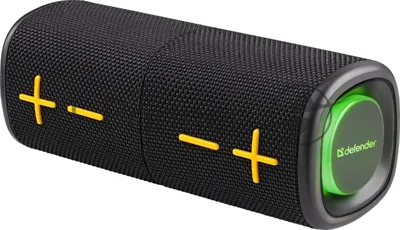 Колонка портативная Defender Union black (20Вт, 2.0 стерео, Bluetooth, питание от аккумулятора)