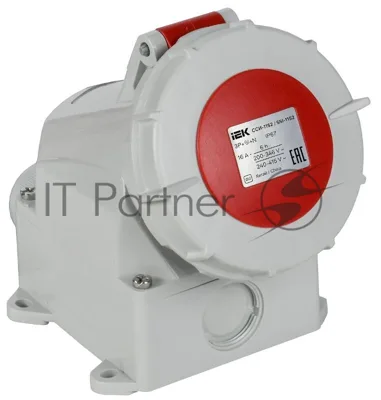 Розетка стц. ССИ-1152 16А-6ч 380В 3P+PE+N IP67 IEK