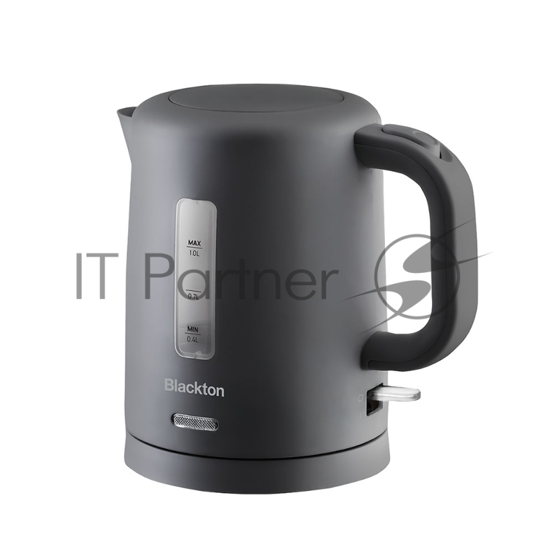 Электрочайник Blackton Bt KT031P черный, 1.0 л, 1100 Вт, скрытый нагревательный элемент