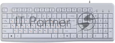Клавиатура Acer OKW500 проводная, USB Type-A, белый