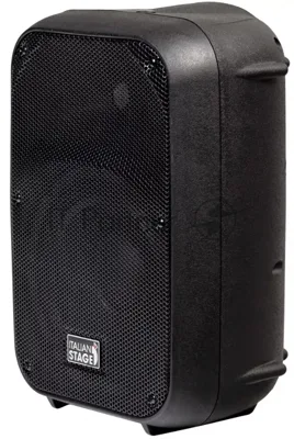 Активная акустическая система ITALIAN STAGE SPX08AUB 2-х полосная, НЧ динамик 8", ВЧ динамик 1", мощность пик./ном. 300/150 Вт, АЧХ 60-20000 Гц, макс. SPL 123 дБ, XLR/TRS микр. вход, XLR/TRS/2xRCA лин. вход, 1/4" TRS лин. выход, SD/USB MP3, Bluetooth