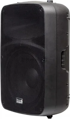Активная акустическая система ITALIAN STAGE SPX15AUB 2-х полосная, НЧ динамик 15", ВЧ динамик 1", мощность пик./ном. 400/200 Вт, АЧХ 45-20000 Гц, макс. SPL 130 дБ, XLR/TRS микр. вход, XLR/TRS/2xRCA лин. вход, 1/4" TRS лин. выход, SD/USB MP3, Bluetooth