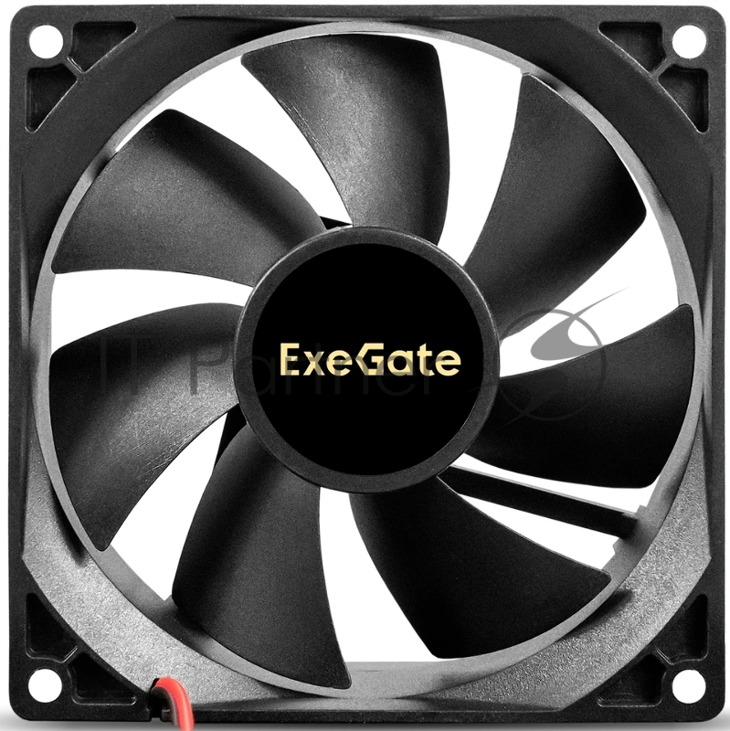 Вентилятор корпусной ExeGate EX09225H2P, 92 мм, 2100 об/мин, 25 дБ, 2-pin, без подсветки