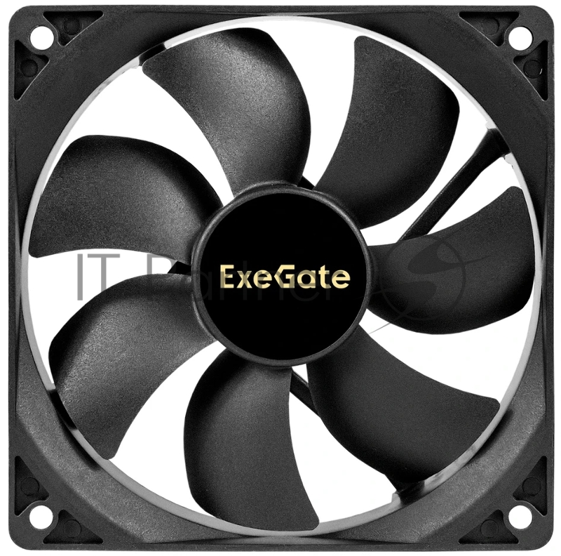 Вентилятор корпусной ExeGate ExtraSilent ES12025S2P, 120 мм, 1300 об/мин, 22 дБ, 2-pin, без подсветки