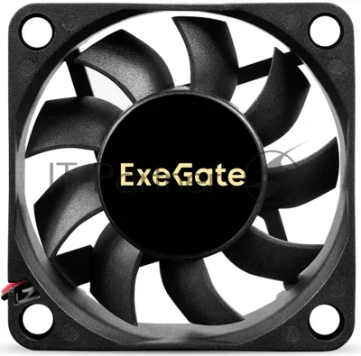 Вентилятор корпусной ExeGate EX06015S2P-24, 60 мм, 4800 об/мин, 34 дБ, 2-pin, без подсветки