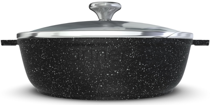 Жаровня со стекл. крышкой 3л "Neva Granite" Neva NG6530