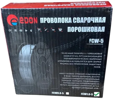 Проволока свар. Edon FCW1.0-5 D1мм 5000гр (14762)