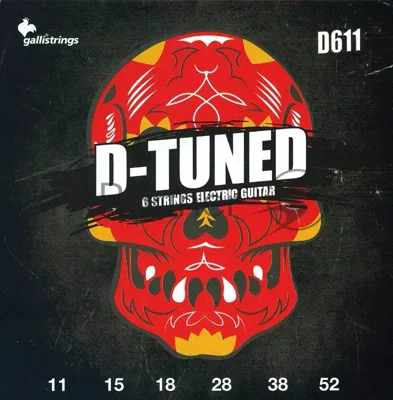 Комплект струн GALLI STRINGS D611 для 6-струнной электрогитары