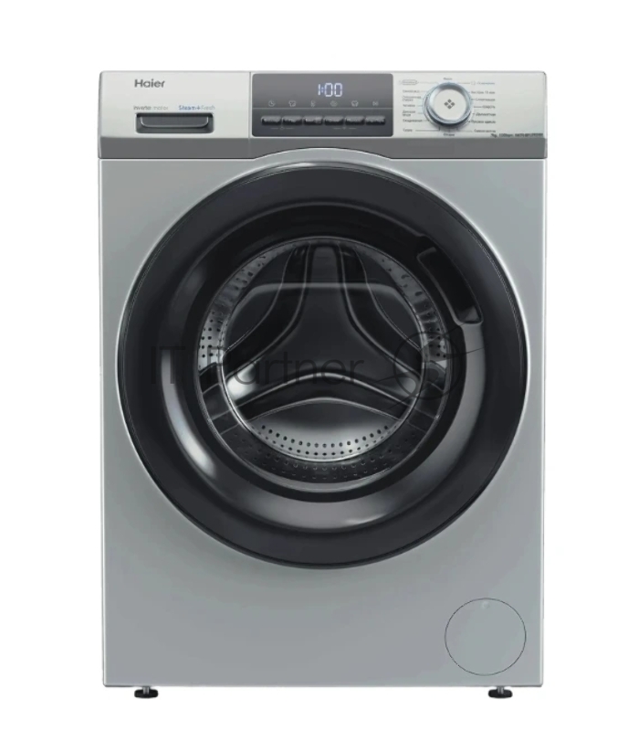 Стиральная машина Haier HW70-BP12929SE серебристый, загрузка фронтальная 7 кг, 1200 об/мин, класс A+++