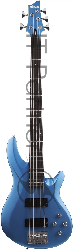 Бас-гитара SCHECTER C-5 DELUXE SMLB бас-гитара 5-струнная, Satin Metallic Light Blue (SMLB)