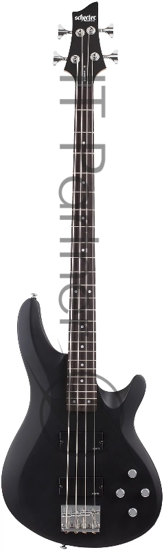 Бас-гитара SCHECTER C-4 DELUXE SBK - бас-гитара 4-струнная, цвет черный матовый