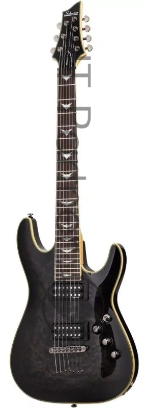 Электрогитара SCHECTER OMEN EXTREME-7 STBLK - электрогитара 7-струнная, STBLK