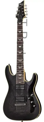 Электрогитара SCHECTER OMEN EXTREME-7 STBLK - электрогитара 7-струнная, STBLK