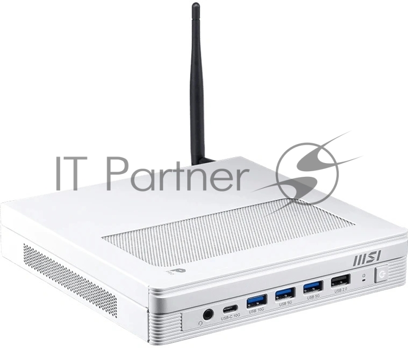 Неттоп MSI Pro DP10 A14MG-011XRU i5 14400 (2.5) 16Gb SSD512Gb UHDG без ОС 2.5xGbitEth WiFi BT белый (9S6-B21012-011)