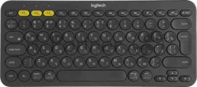 Клавиатура Logitech K380 беспроводная, Bluetooth, серый
