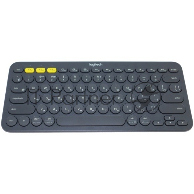 Клавиатура беспроводная Logitech K380 (920-007590) темно-серый (неоригинальная гравировка)