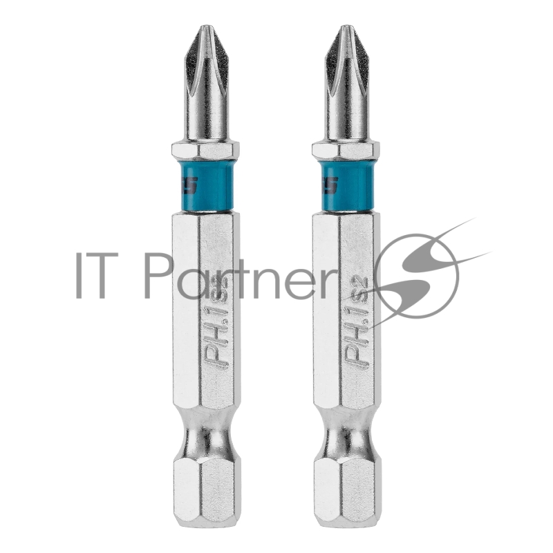 Бита Gross PH1х50мм, сталь S2, шестигр., 2 шт.