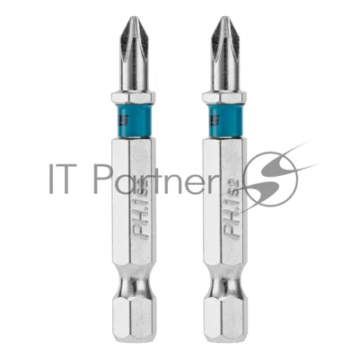 Бита Gross PH1х50мм, сталь S2, шестигр., 2 шт.