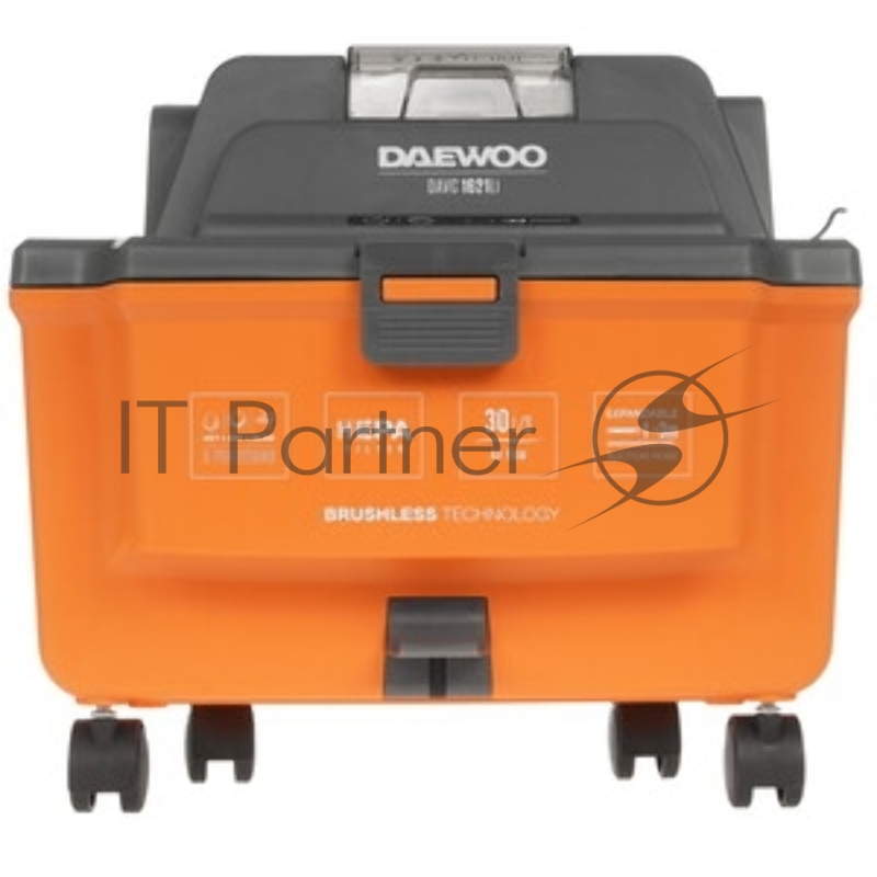 Строительный пылесос Daewoo DAVC 1621Li SET 200Вт (уборка: сухая/сбор воды/выдув) оранжевый