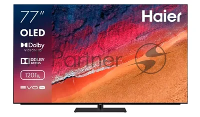 Телевизор Haier 77" DC0017M00RU S9 Pro черный OLED UHD 4K 120Hz Smart TV Android TV 3GB/32GB