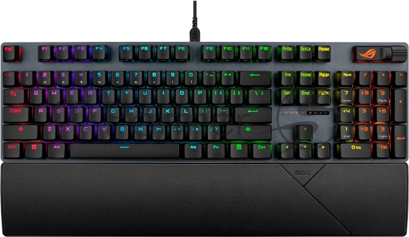 Клавиатура ASUS ROG Strix Scope II X ROG NX Snow V2 проводная, USB Type-A, чёрный