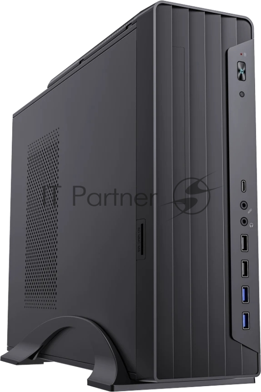 Корпус Foxline FL-418-SFX400-U32C, Slim-Desktop, чёрный