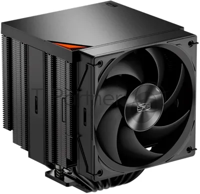 Кулер для процессора PCCooler RZ620Pro TC BK (265W, 4-pin PWM, 160mm, Al/Cu, 6x6mm, 2x120mm, 80CFM, 36.2dBA, 2400RPM, S: 1851/1700/1200/115X, AM5/AM4, black)