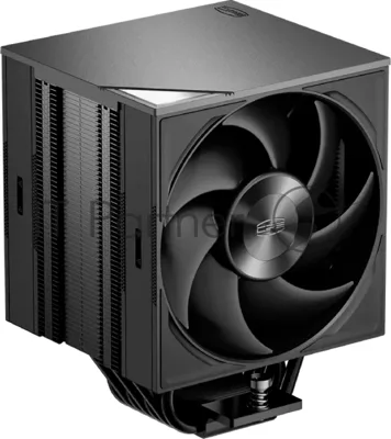 Кулер для процессора PCCooler RZ700D BK (270W, 4-pin PWM, 159.5mm, Al/Cu, 7x6mm, 2x120mm, 79.8CFM, 35.9dBA, 2400RPM, S: 1851/1700/1200/115X, AM5/AM4, black)