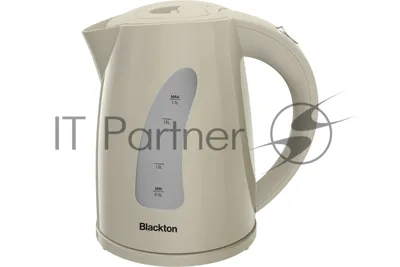 Электрочайник Blackton Bt KT1706P бежевый, 1.7 л, 2200 Вт, скрытый нагревательный элемент
