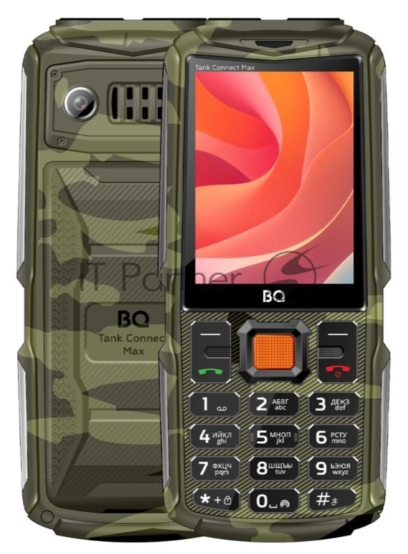 Мобильный телефон BQ 2830L Tank Connect Max камуфляж/серый