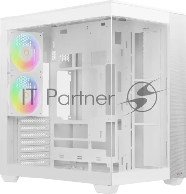 Корпус Ocypus Delta C74 ARGB White, Midi-Tower, белый, 2 x 120 мм