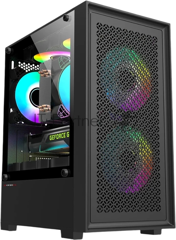 Корпус ACCORD ACC-1902, Mini-Tower, чёрный