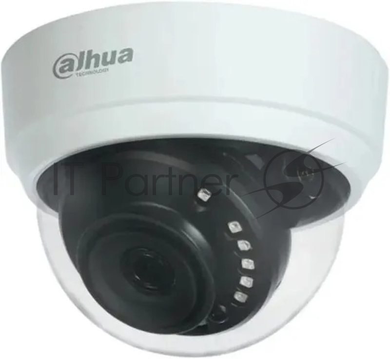 Камера видеонаблюдения Dahua DH-HAC-D1A21P-U-IL-0280B, HD-CVI/HD-TVI/AHD/CVBS, 2 Мп, 2.8 мм, белая