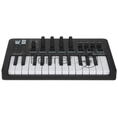 Клавиатура MIDI 231509 Arturia MiniLAB 3 Rose Quartz 25 клавиш, 8 энкодеров, 8 RGB пэдов, 8 фейдеров, дисплей, сенсорные регуляторы Pitch/Modulation, MIDI-выход, 1/4" Jack вход педали, режим Chord, арпеджиатор, USB-C