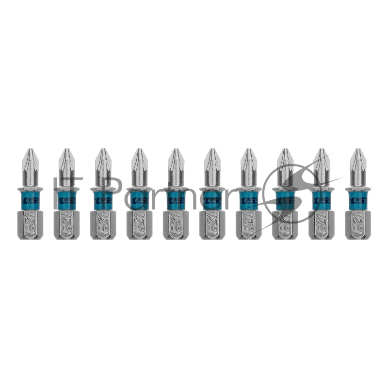 Бита Gross PZ1х25мм, сталь S2, шестигр., 10 шт.